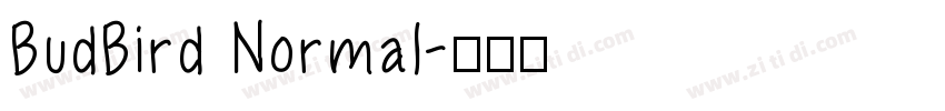 BudBird Normal字体转换